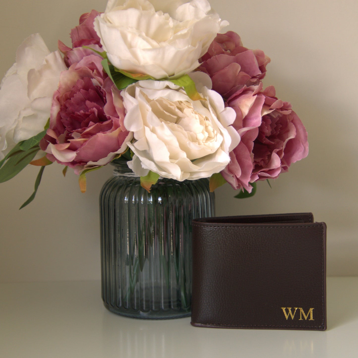 BROWN PERSONALISED MENS WALLET