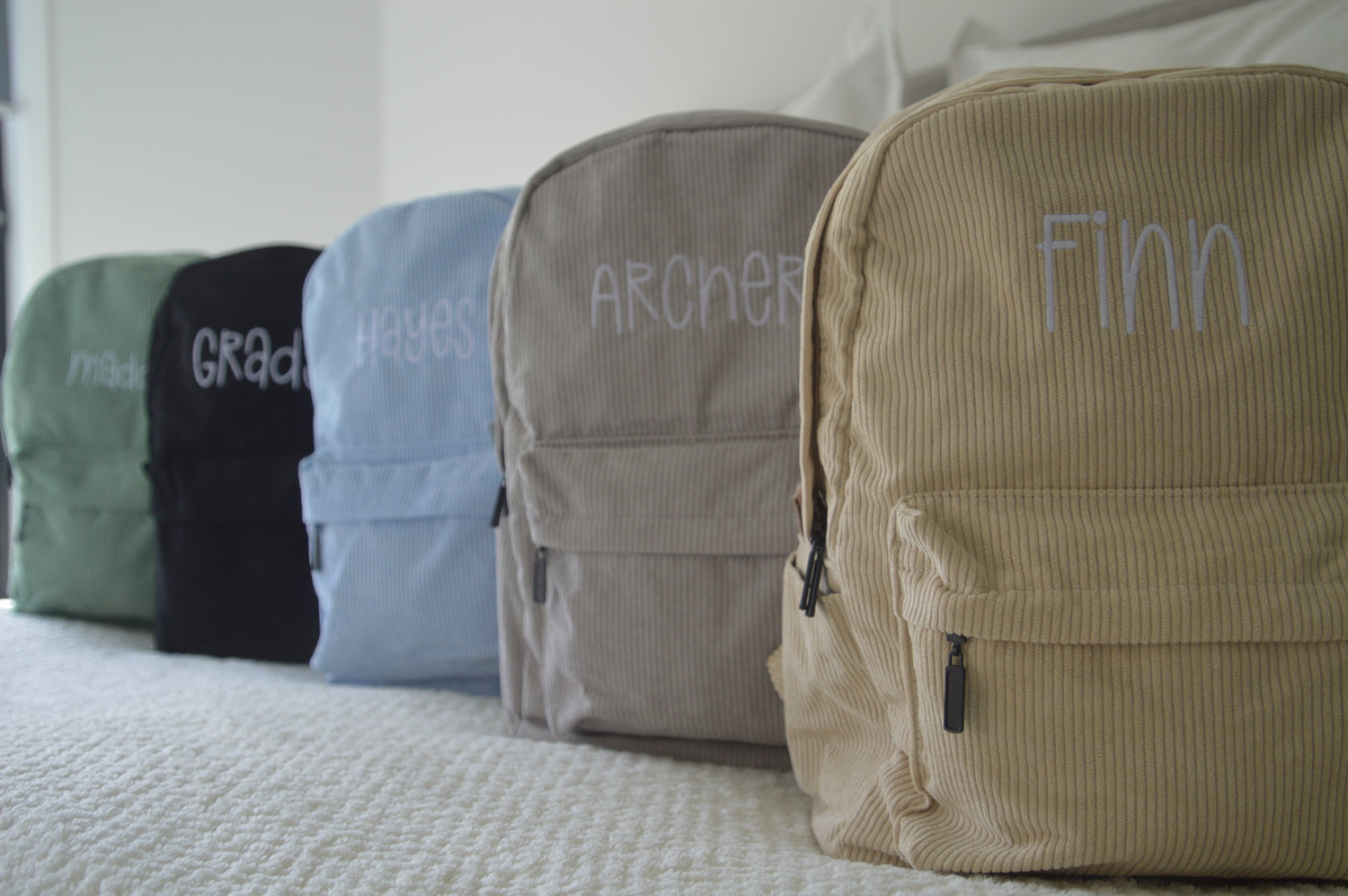 VISIT OUR PERSONALISED BACK PACK GREAT FOR KINDY, SCHOOL OR NAPPY BAG